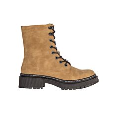 Dockers Bottines pour femmes, similicuir, talon 3 cm camel