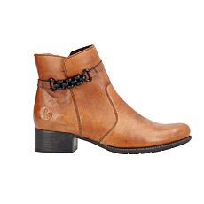 Rieker Damen Stiefelette, dekorative Einsätze