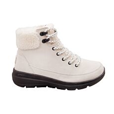 SKECHERS Bottines à lacets, soft ciment blanc