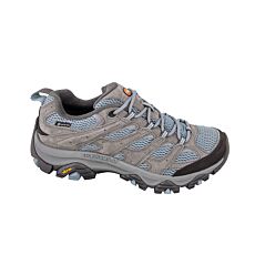 Merrell Chaussures à lacets pour dames Moab 3 Low GTX, imperméables gris clair