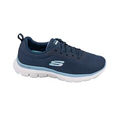 SKECHERS Chaussures à lacets pour femmes «FLEX APPEAL 4.0», ultra légères marine