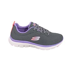 SKECHERS Chaussures à lacets pour femmes «FLEX APPEAL 4.0», ultra légères anthracite