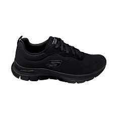 SKECHERS Chaussures à lacets pour femmes «FLEX APPEAL 4.0», ultra légères noir