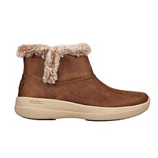 SKECHERS Bottines Femme, Air cooled GOGA MAT, Confort brun