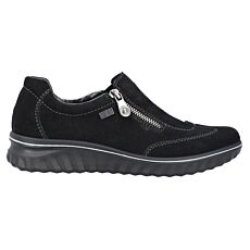 Chaussures à enfiler RIEKER pour dames, cuir velours