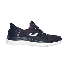 SKECHERS Damen Schlupfschuhe, SLIP INS, mit Air Cooled Memory Foam marine