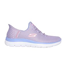 SKECHERS Damen Schlupfschuhe, SLIP INS, mit Air Cooled Memory Foam flieder