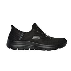 SKECHERS Damen Schlupfschuhe, SLIP INS, mit Air Cooled Memory Foam schwarz