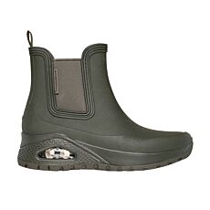 SKECHERS Bottines en caoutchouc pour dames «UNO RUGGED», imperméables olive