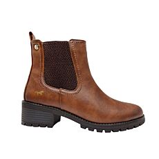 MUSTANG Damen Stiefelette, pflegeleicht braun