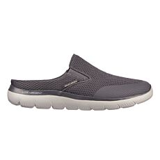 SKECHERS Herren Slide, atmungsaktiv anthrazit