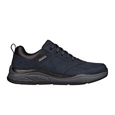 SKECHERS Chaussures pour hommes en cuir, Relaxed Fit marine