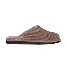 Mules Rohde pour hommes, velours côtelé doux camel