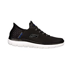 SKECHERS Chaussures Slip Ins Homme, respirantes noir-blanc