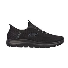 SKECHERS Chaussures Slip Ins Homme, respirantes noir