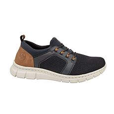 Rieker chaussures à enfiler pour hommes, confort flexible marine