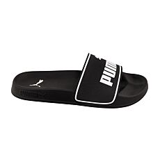 PUMA Mules «Leadcat», lit plantaire anatomique noir-blanc