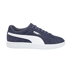 PUMA Sneaker «SMASH 3.0», weisses Glattleder blau-weiss