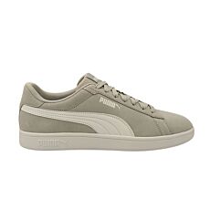 PUMA Sneaker «SMASH 3.0», weisses Glattleder hellgrau