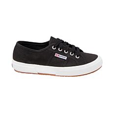 SUPERGA Sneaker, Canvas Textilmaterial schwarz