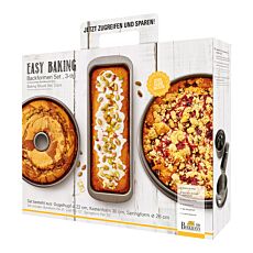 Birkmann Set de moules à pâtisserie «Easy Baking», 3 pièces