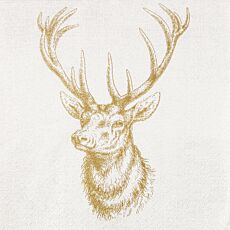 Servietten «Classic Deer», 20 Stück, 33 x 33 cm, 3-lagig