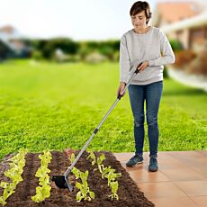 Butteur-rayonneur de jardin à manche télescopique (hauteur ajustable)