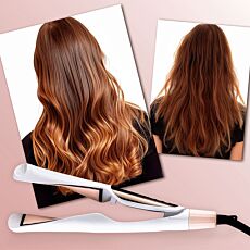 Hairstyler Vitalmaxx pour boucles + cheveux lisses, avec écran LED, 150-230° C