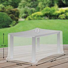 Housse de protection pour table, résistante aux intempéries