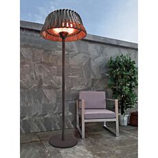 Chauffage de terrasse Lampadaire, rayon de chauffe de 360°, 2100 W