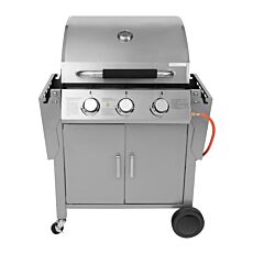 Gasgrill mit 3 Brennern, 9,6 kW