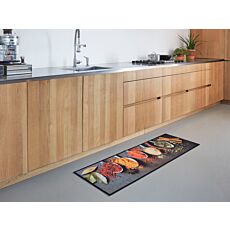 Tapis de cuisine «Cooking Herbs», 150x50 cm, design frais