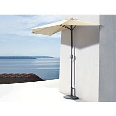 Parasol Demi semi-circulaire avec socle, UV50+ – null