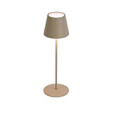 Lampe de table LED avec fonctions changement de couleur et dimmer taupe