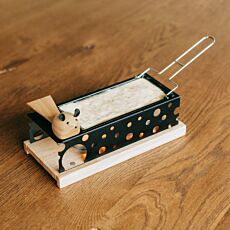 Kerzenraclette «Souris», design fromage, 25x11,8 cm