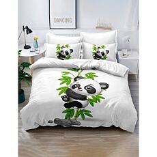 Parure de lit «Panda» 160 x 210 cm + 65 x 100 cm