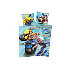 Parure de lit «Paw Patrol Moto Pups», double face, avec glissière