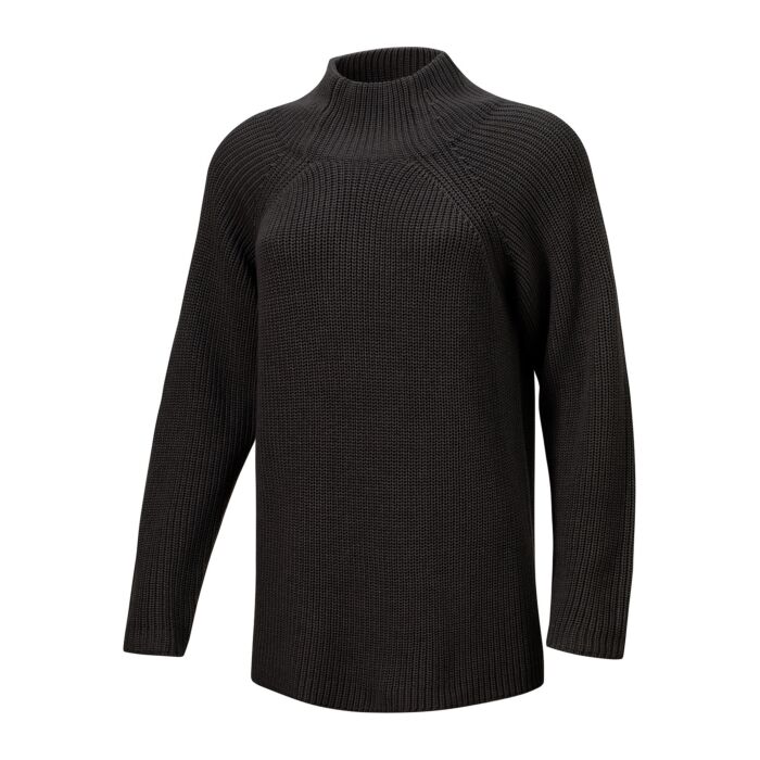 Artime Pullover mit Stehkragen, lässig geschnitten , schwarz